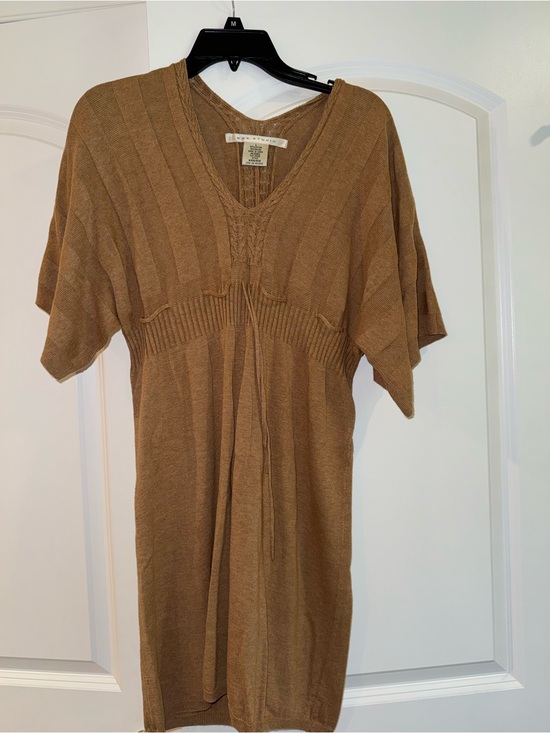 Max Studio Dresses & Skirts - Max Studio Brown Knit V-Neck Dress